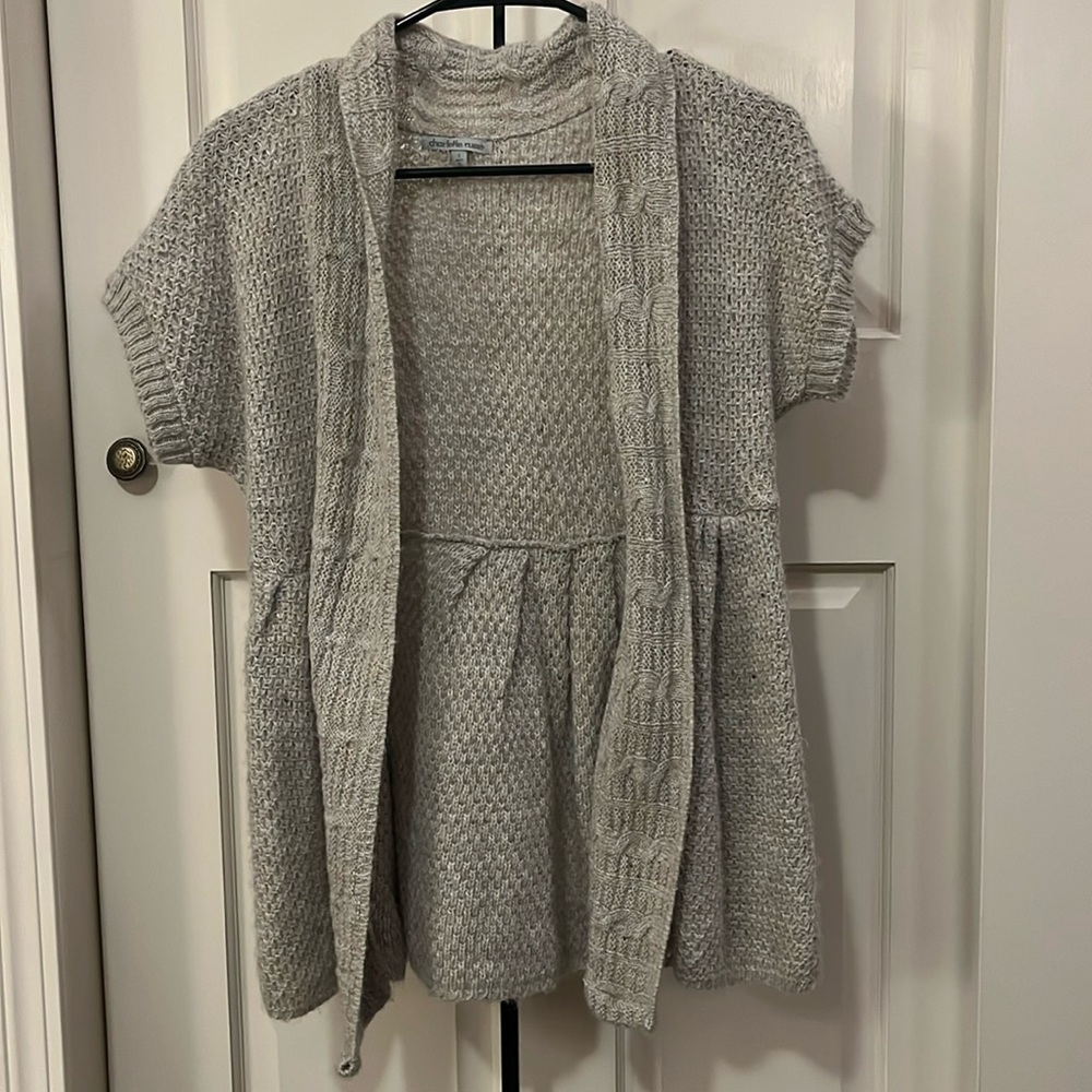 Charlotte Russe short sleeve cardigan